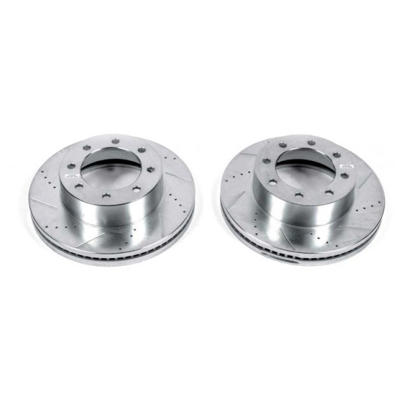 PowerStop AR85153XPR fits Ford F-450 Super Duty Front Drilled/Slotted Rotor Pair