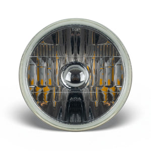 Oracle 7 IN. Sealed Beam Glass Lens Headlight – Non-Halo (Compatible with H4 LED Bulbs)