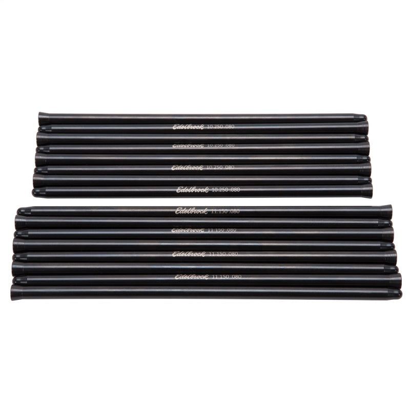 Edelbrock 9618 Push Rod Set Hardened Steel fits Chrysler 426-572 Gen II Hemi 3/8In Od X 10 250In Long