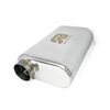Stainless Bros 616-06323-0230 2.5in x 17in OAL SS304 Thin Oval Muffler (2.5in Of