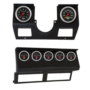 AutoMeter 7040-11 Autometer Sport-Comp Direct Fit Dash Kit 87-96 fits Jeep Wrangler YJ (Tach/MPH/FL/OilP/WTMP/VLT/TRNS)