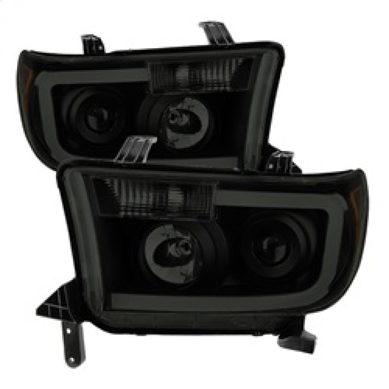 9030413 Xtune fits Toyota 07-13 Tundra LED Light Bar Projector Headlights Blac