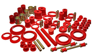 Energy Suspension 4.18113R 85-93 fits Ford Mustang Red Hyper-flex Master Bushing Set