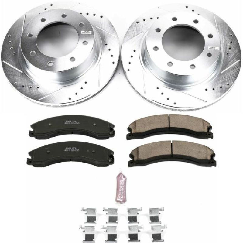 Power Stop K6518 12-21 fits Nissan NV3500 Front Z23 Evolution Brake Kit