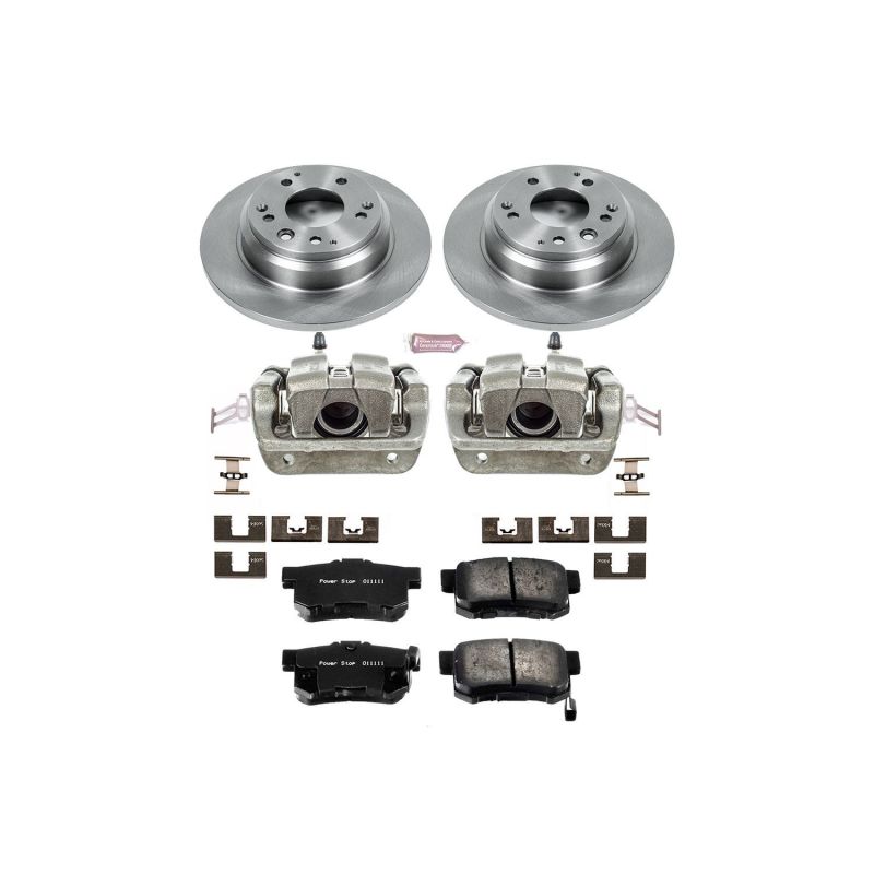 PowerStop KCOE3154 fits Acura 99-01 RL Rear Autospecialty Brake Kit w/Calipers