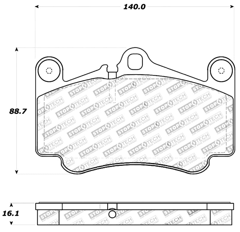 Stoptech 309.0916 Performance Brake Pads
