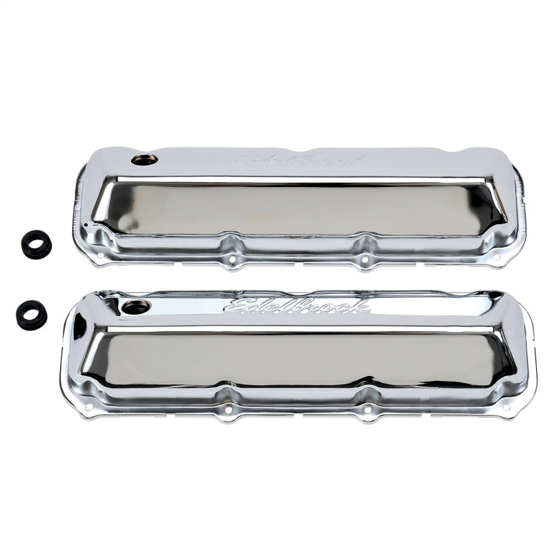 Edelbrock 4463 Valve Cover Signature Series fits Ford 429/460 CI V8 Chrome