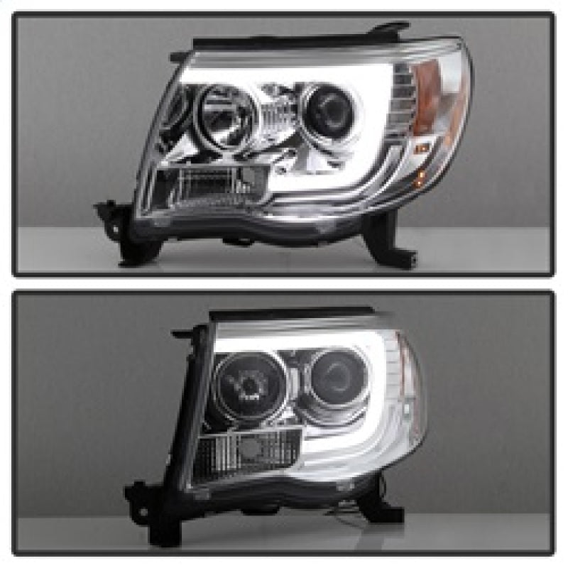 Spyder 5084668 fits Toyota 05-11 Tacoma Projector Headlights - Light Bar DRL -