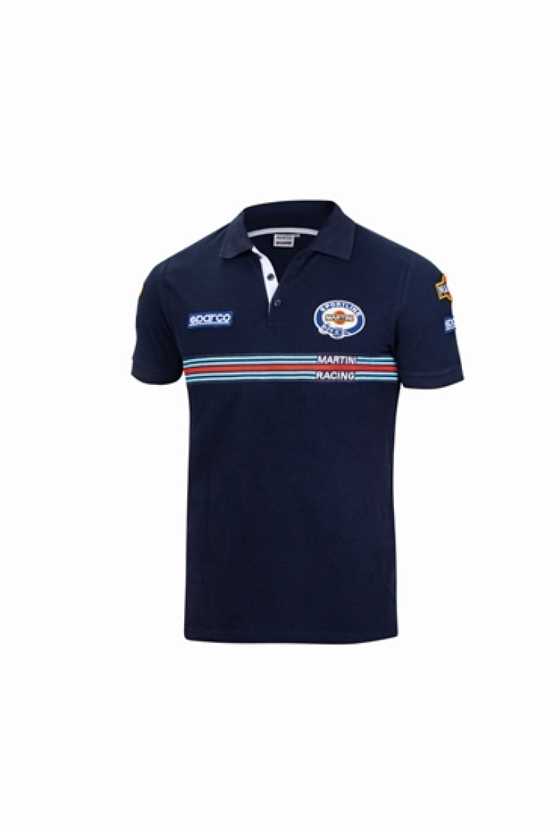 SPARCO 01275MRBM3L Polo Replica Martini-Racing Large Navy