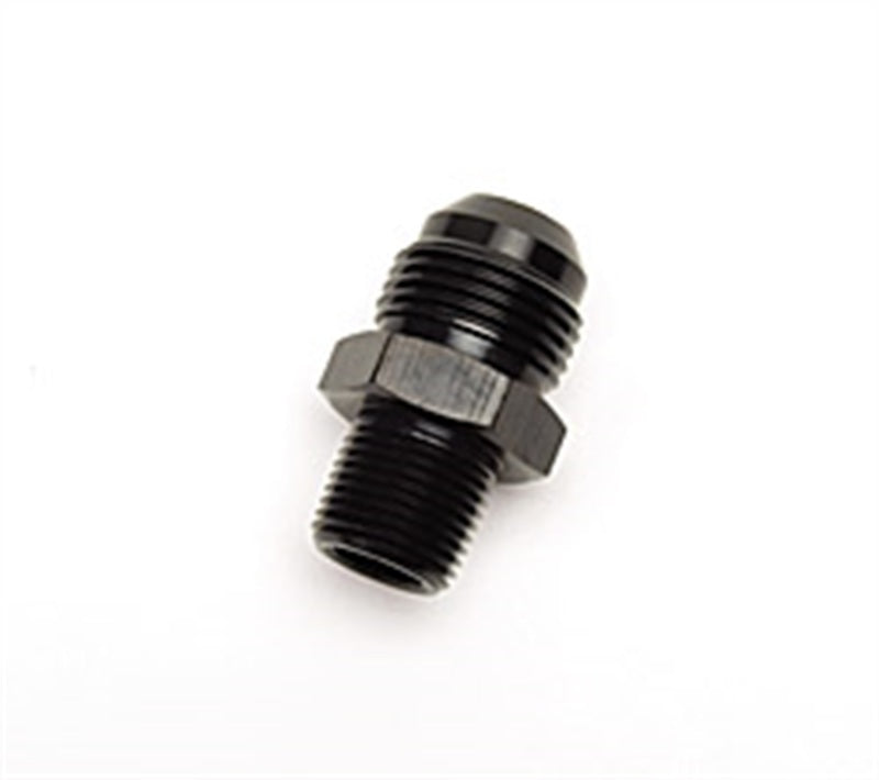 Russell 670033 Performance -10 AN to 3/8in NPT Straight Flare to Pipe (Black)