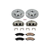 Power Stop KCOE1453 08-09 fits Saab 9-7x Front Autospecialty Kit w/Cals