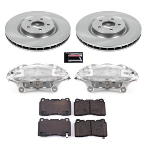Power Stop KCOE4547 07-14 fits Ford Mustang Front Autospecialty Kit w/Cals