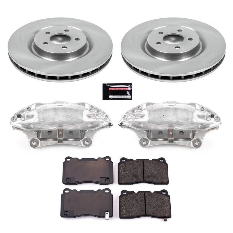 Power Stop KCOE4547 07-14 fits Ford Mustang Front Autospecialty Kit w/Cals