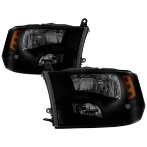 xTune 9040207 fits Dodge Ram 1500 09-17 (Non-LED) OEM Style Headlights - Black