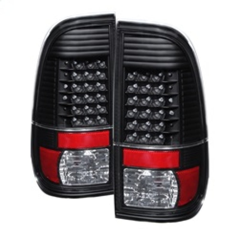 9027680 Xtune fits Ford 08-15 Super Duty LED Tail Lights Black ALT-JH-FS08-LED