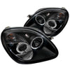 Spyder 5011190 fits Mercedes Benz SLK 1PC Projector Halogen Model- LED Halo Blk