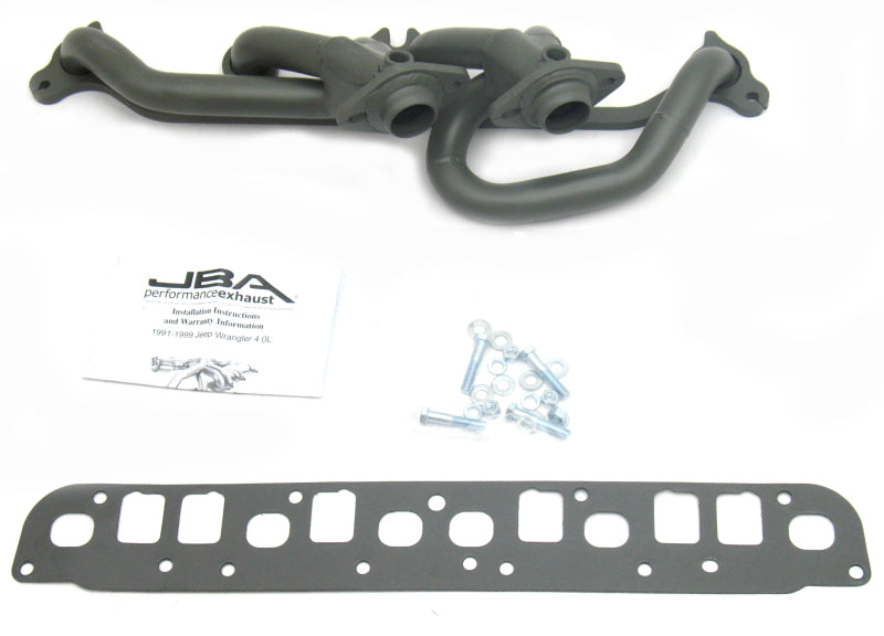 JBA 1527SJT fits Jeep 00-06 Wrangler 4.0L 1-1/2in Primary Ti Ctd Cat4Ward Header