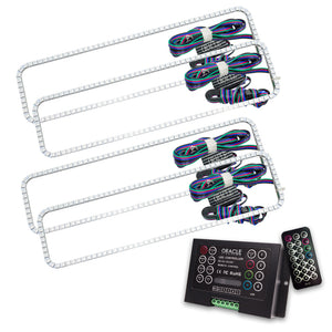 ORACLE Lighting 2282-333 Oracle fits Chevrolet Tahoe 95-00 Dual Halo Kit - ColorSHIFT w/ 2.0 Controller