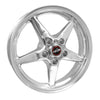 Race Star 92-745242DP 92 Drag Star 17x4.50 5x4.75bc 1.75bs Direct Drill Polished Wheel