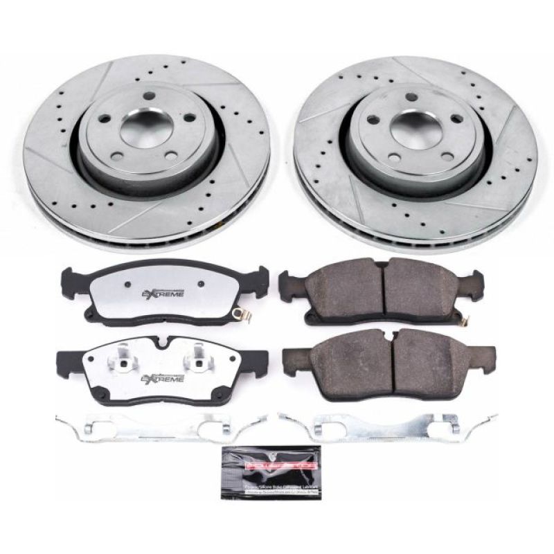 PowerStop K7133 36 16 fits Jeep Grand Cherokee Front Z36 Truck & Tow Brake Kit