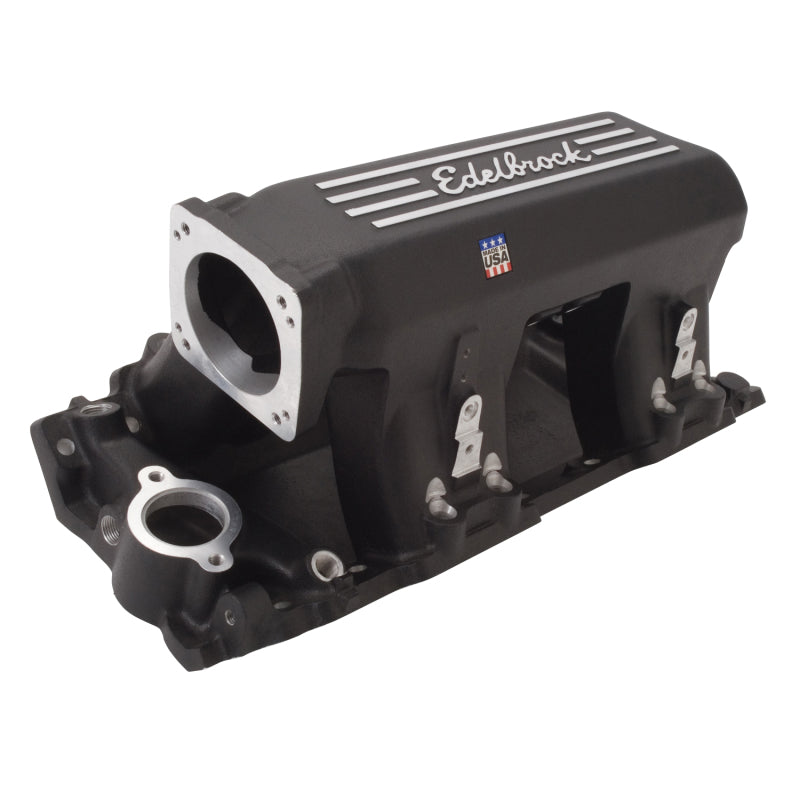 Edelbrock 71363 Manifold EFI Pro-Flo XT BB fits Chevy Rect Port Heads Black Powder Coated