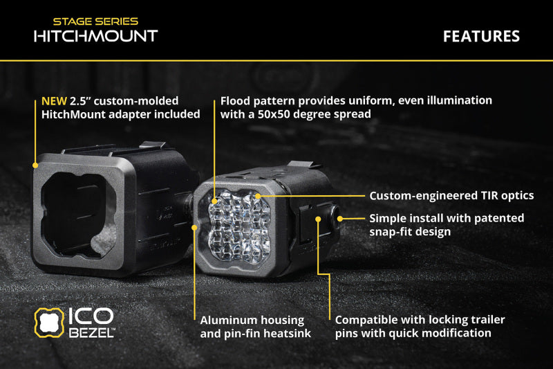 Diode Dynamics DD8762 HitchMount LED Pod 4-Pin Reverse Kit C1R