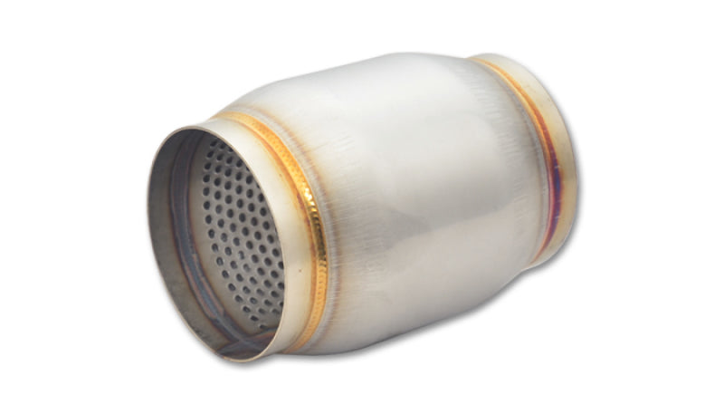 Vibrant 17695 SS Race Muffler 3in inlet/outlet x 5in long