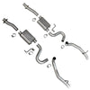 BBK  3002 Mustang GT Cat Back Kit Varitune Mufflers - Aluminized turn downs