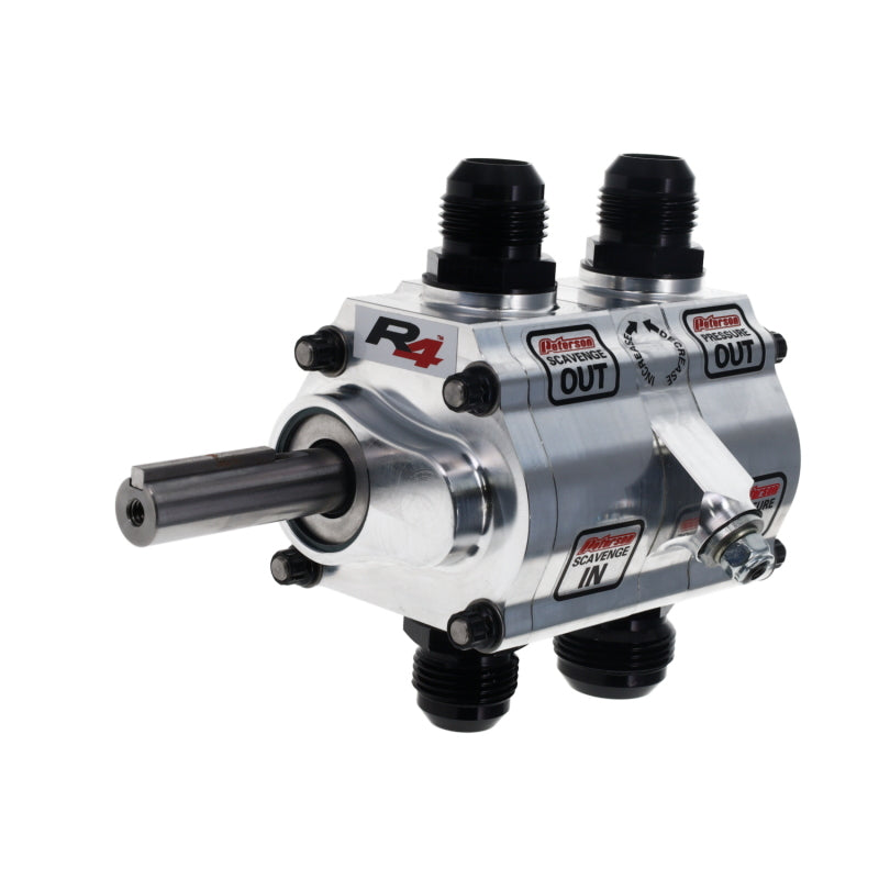 Peterson Fluid Systems 38078 R4 2-Stage Oil Pump - Left Side Mount - Rear Drive