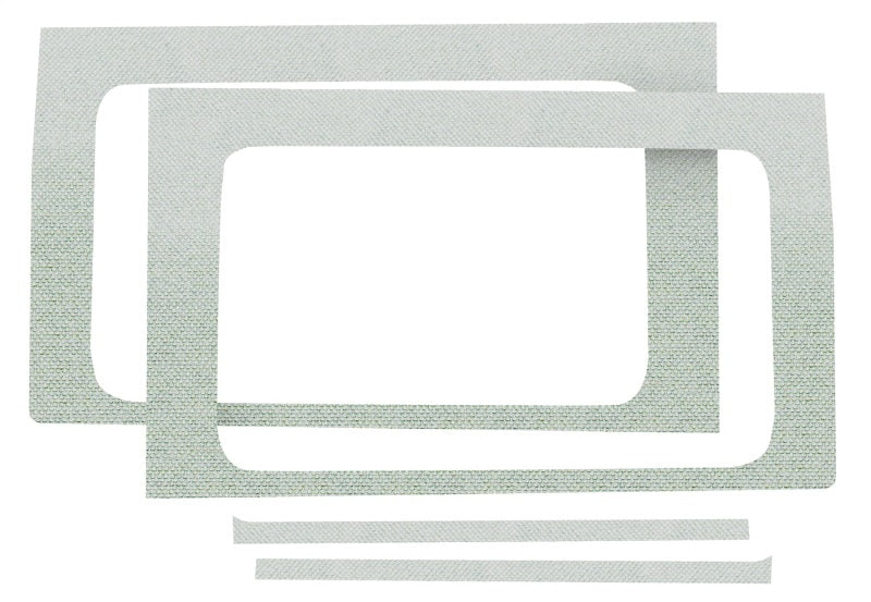 DEI  50270 fits Jeep 18-23 Wrangler JL 2-Door Boom Mat Rear Side Window Trim - 2