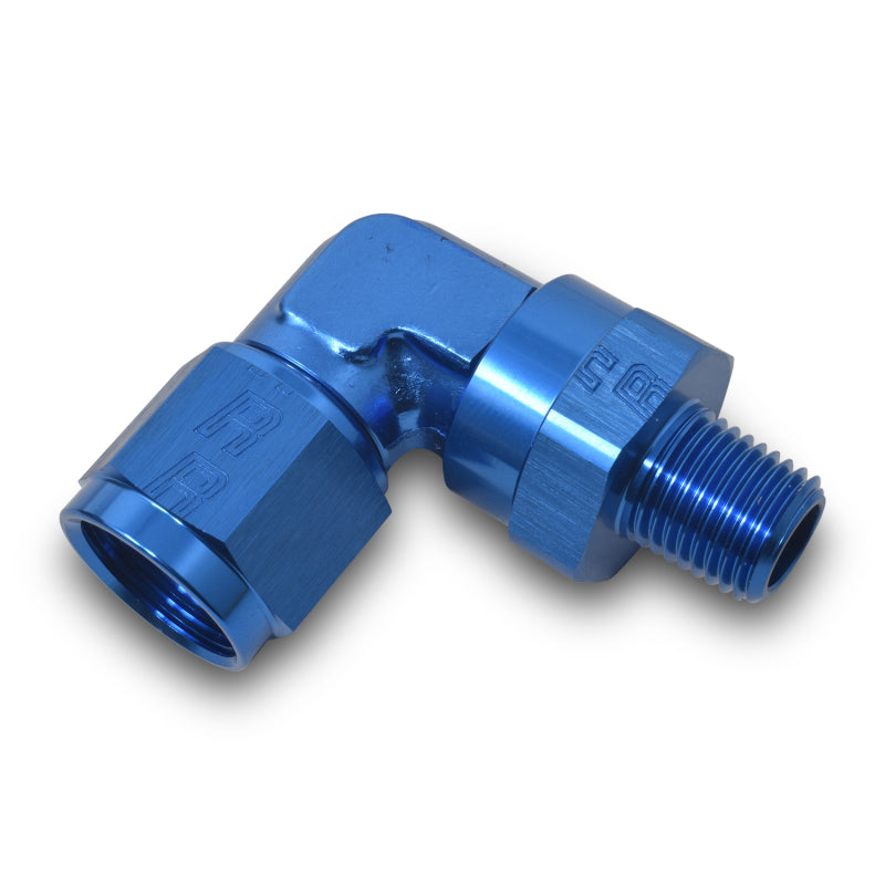 Russell 614016 Performance -6 AN 90 Degree Female to Male 1/8in Swivel NPT Fitting