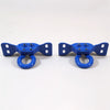 fits Ford 17-22 Racing M-18954-SDB Super Duty Tow Hooks - Blue (Pair)