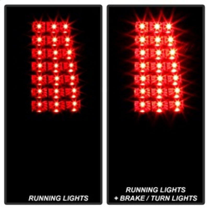 xTune 9037641 03-06 fits Chevrolet Silverado 1500 LED Tail Lights - Black Smoke