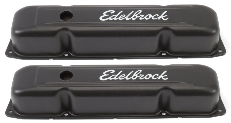 Edelbrock 4493 Valve Cover Signature Series fits Chrysler 1958-1979 361-440 V8 Black