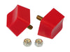 Prothane 19-1302 Universal Bump Stop 1X1 3/4X1 7/16 Crvd Top - Red