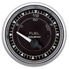 AutoMeter 9714 AutoMeter Chrono 2-1/16in 0E 0-90 Ohm Electric Fuel Level Gauge - Chrome