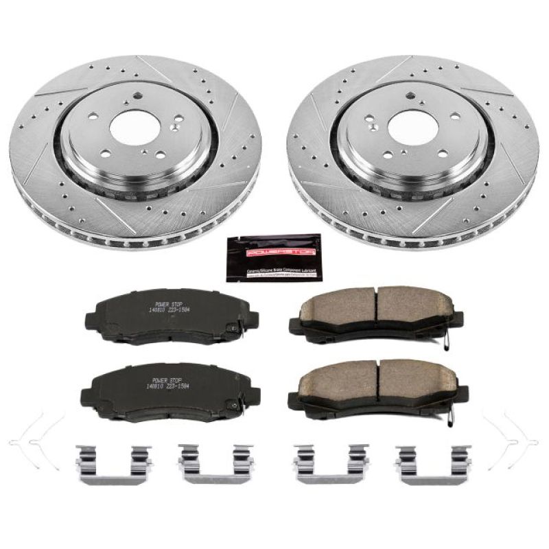 PowerStop K7214 fits Acura 15-19 TLX Front Z23 Evolution Sport Brake Kit