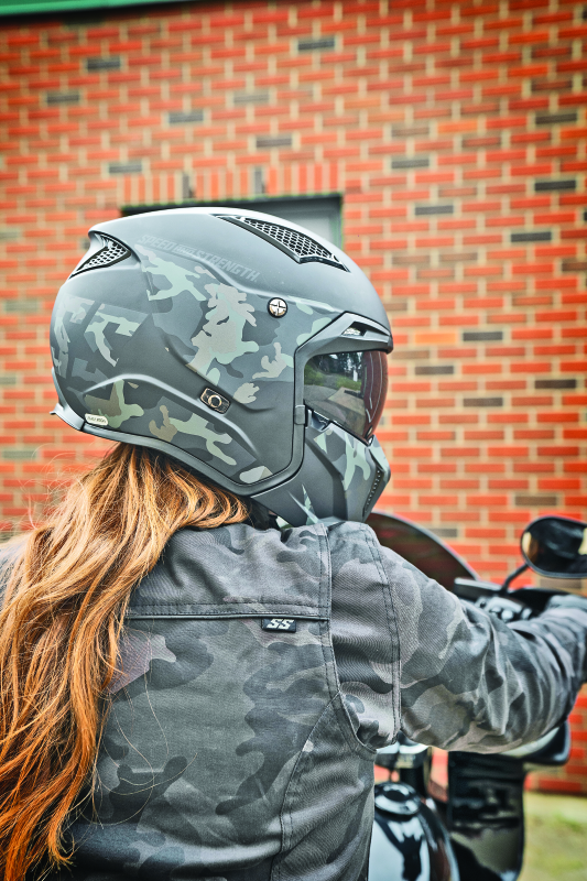 Speed and Strength Speed Society Armored Moto Shirt Womens Camouflage -XS