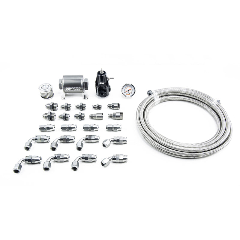 DeatschWerks 6-608 fits Honda 01-15 Civic DW400 Pump Module Return Plumbing Kit w/PTFE Fuel Lines