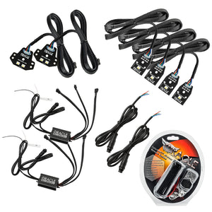 ORACLE Lighting 1443-330 Oracle 15-21 fits Dodge Charger RGB+W DRL Headlight DRL Upgrade Kit - ColorSHIFT