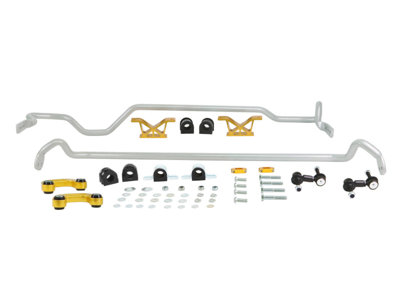 Whiteline BSK007M fits Subaru 02-07 Impreza WRX Front & Rear Sway Bar Kit 24mm w/Mounts