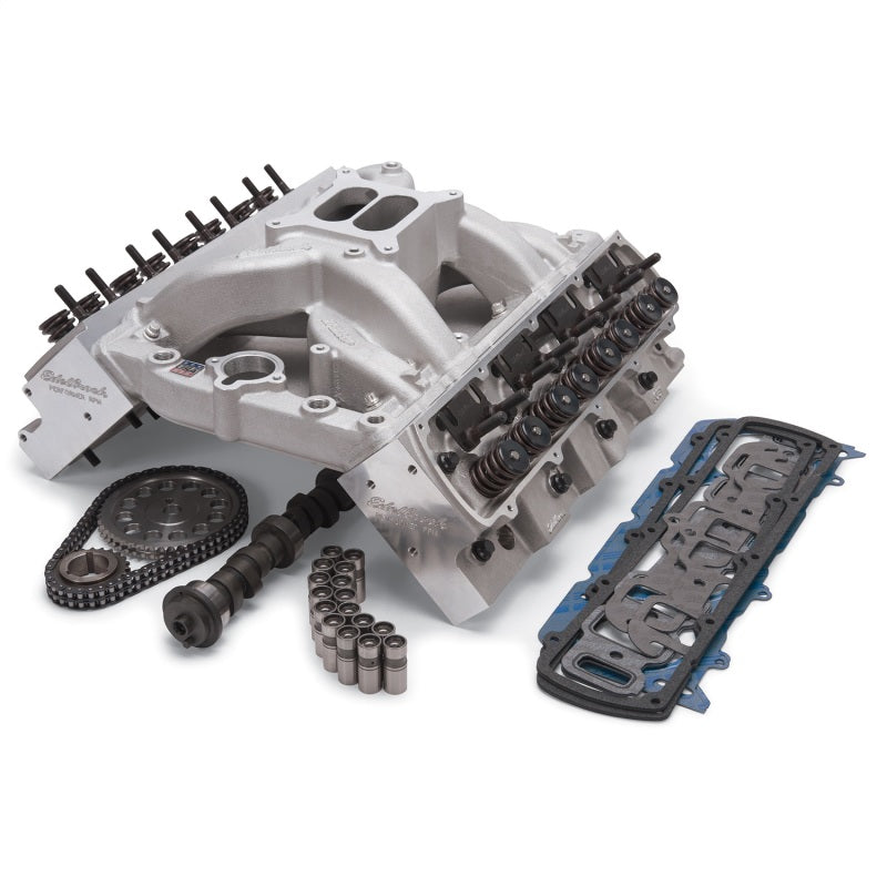 Edelbrock 2058 Power Package Top End Kit Performer RPM fits Oldsmobile 1965-1976 400-500 Big Block V8 450+ Hp