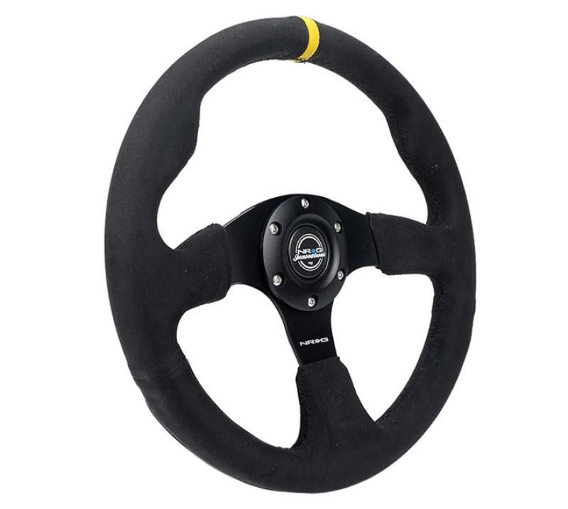 NRG RST-012SA RST-012SA Reinforced Steering Wheel Alcantara Steering Wheel w/