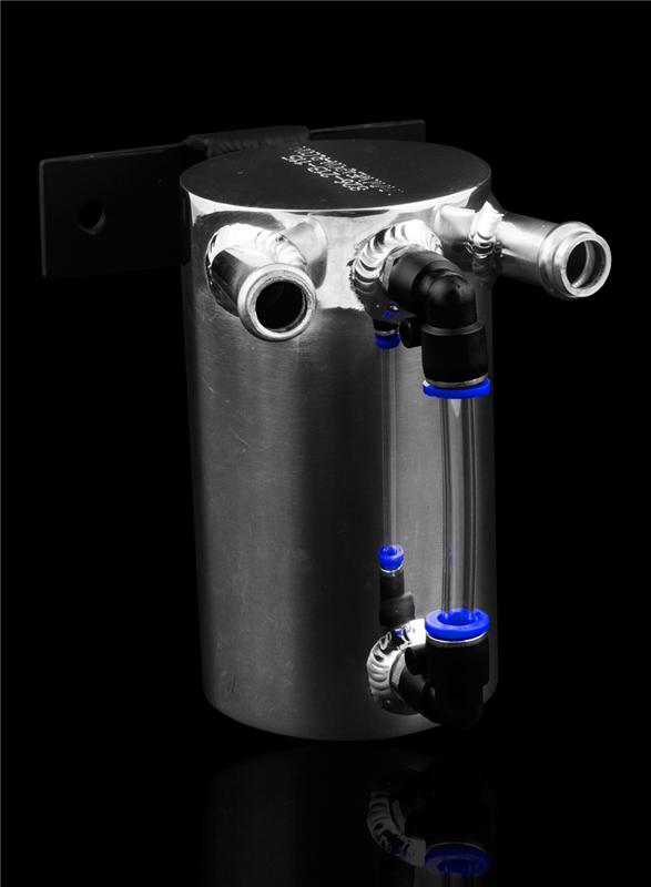 Weapon R 826-213-115 16 fl oz Polished Oil Catch Can w/ 15mm Inlet Ports
