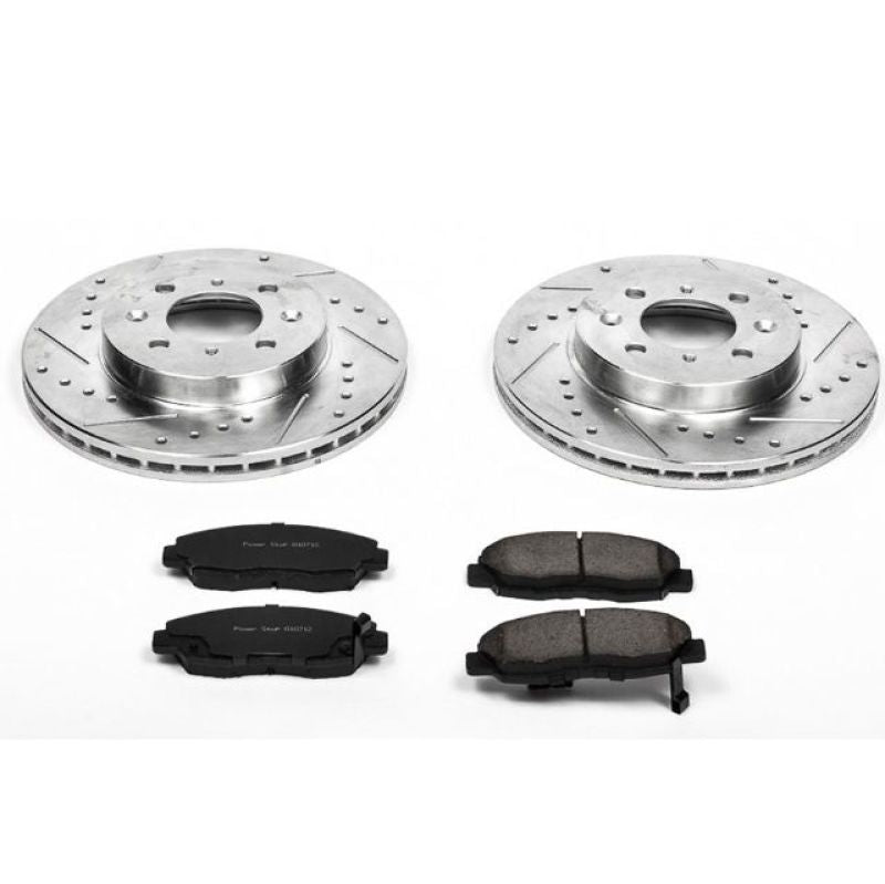 PowerStop K690 fits Honda 96-05 Civic Front Z23 Evolution Sport Brake Kit