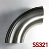Stainless Bros 701-04256-3150 1.625in SS321 90 Degree Mandrel Bend Elbow 1.5D -