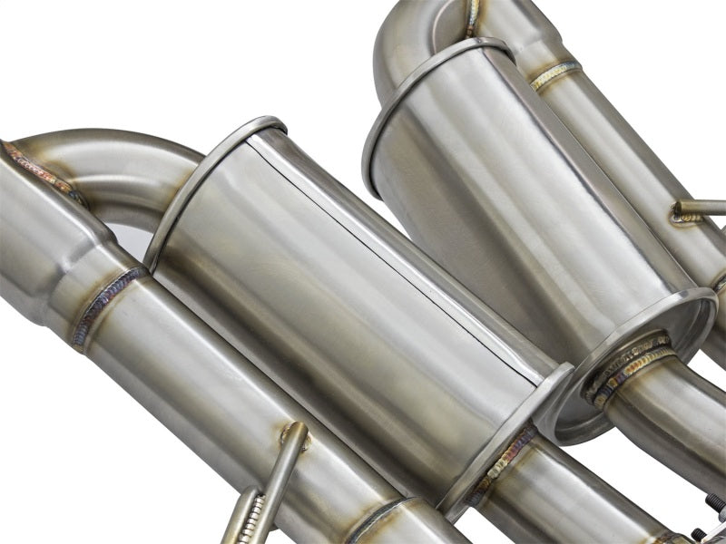 AFE 49-34082-P rce XP 3in-2 1/2in Axle Back 304SS Exhaust w/ Polished Tips 15-1