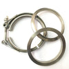 Ticon 103-08910-0002 3.5in Titanium V-Band Clamp Assembly (2 Flanges/1 Clamp)