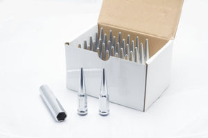 Wheel Mate 35430P Spiked Lug Nuts Set of 32 - Chrome 9/16in