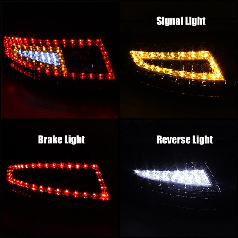 5008848 Xtune fits Porsche 05-08 911 997 LED Tail Lights Red Clear ALT-ON-P997